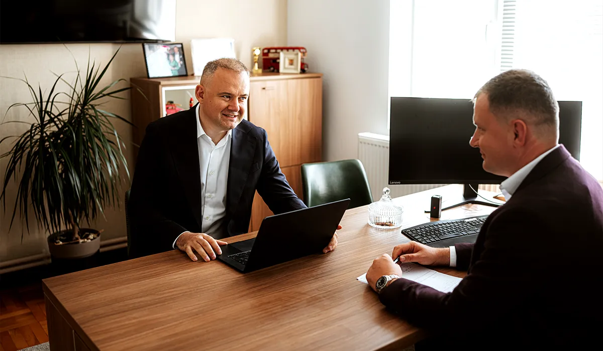 brokers in a meeting